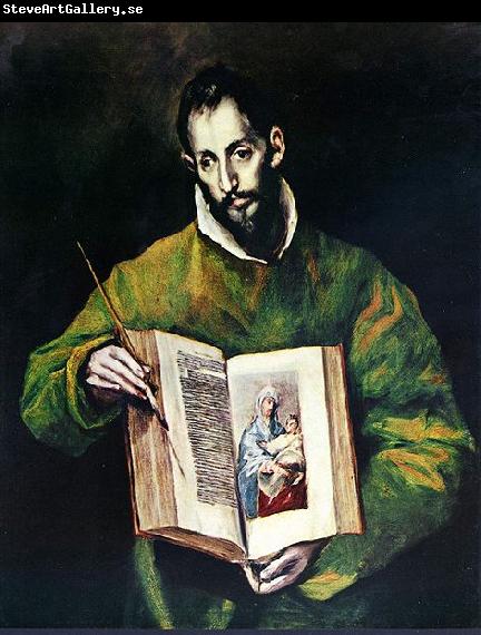 El Greco Lukas als Maler